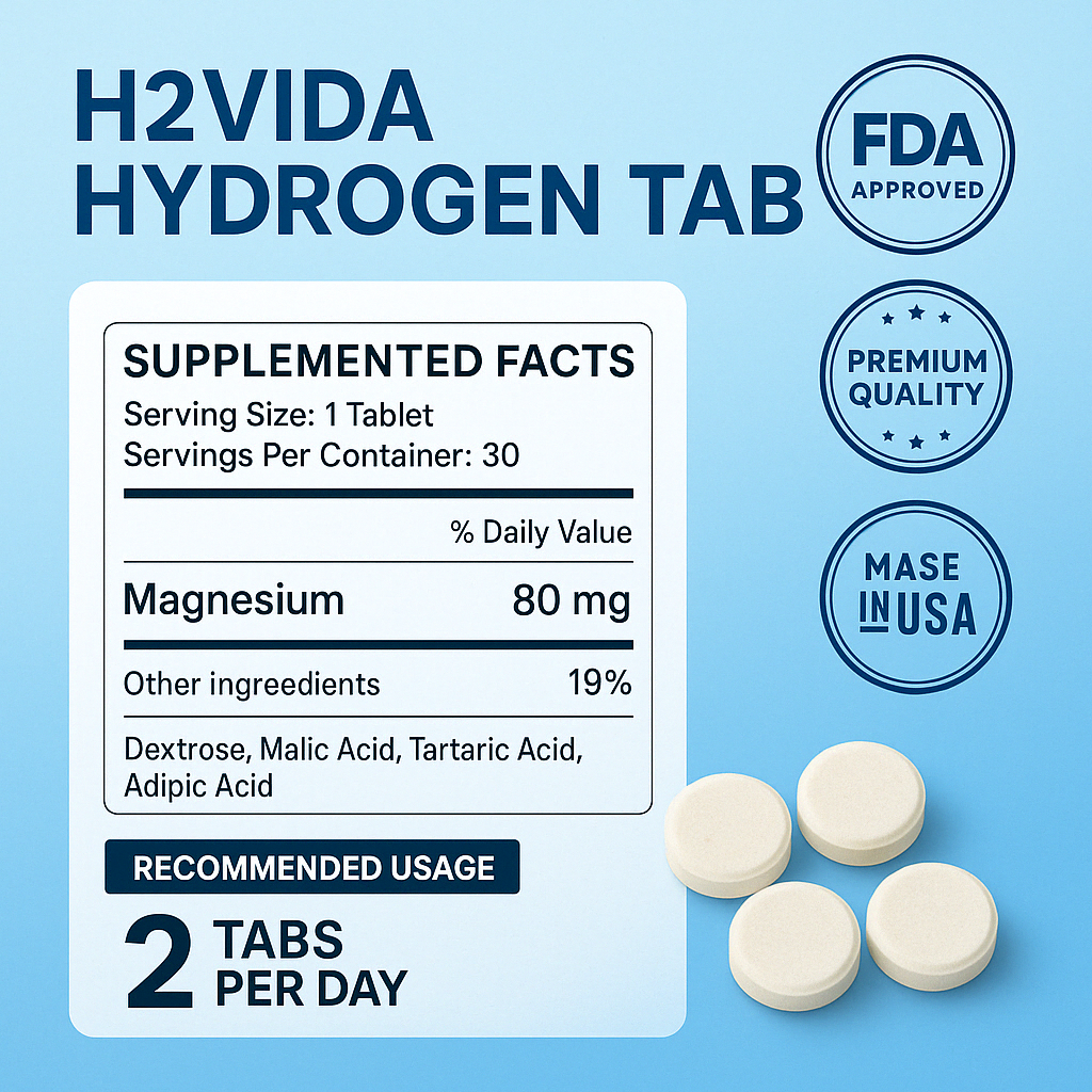H2 Vida Molecular Hydrogen Tabs